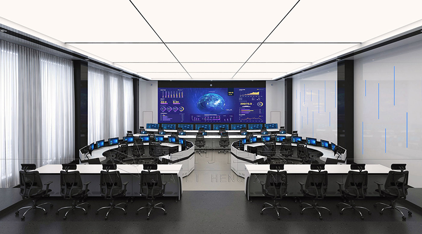 调度台线缆布局基本处理方案