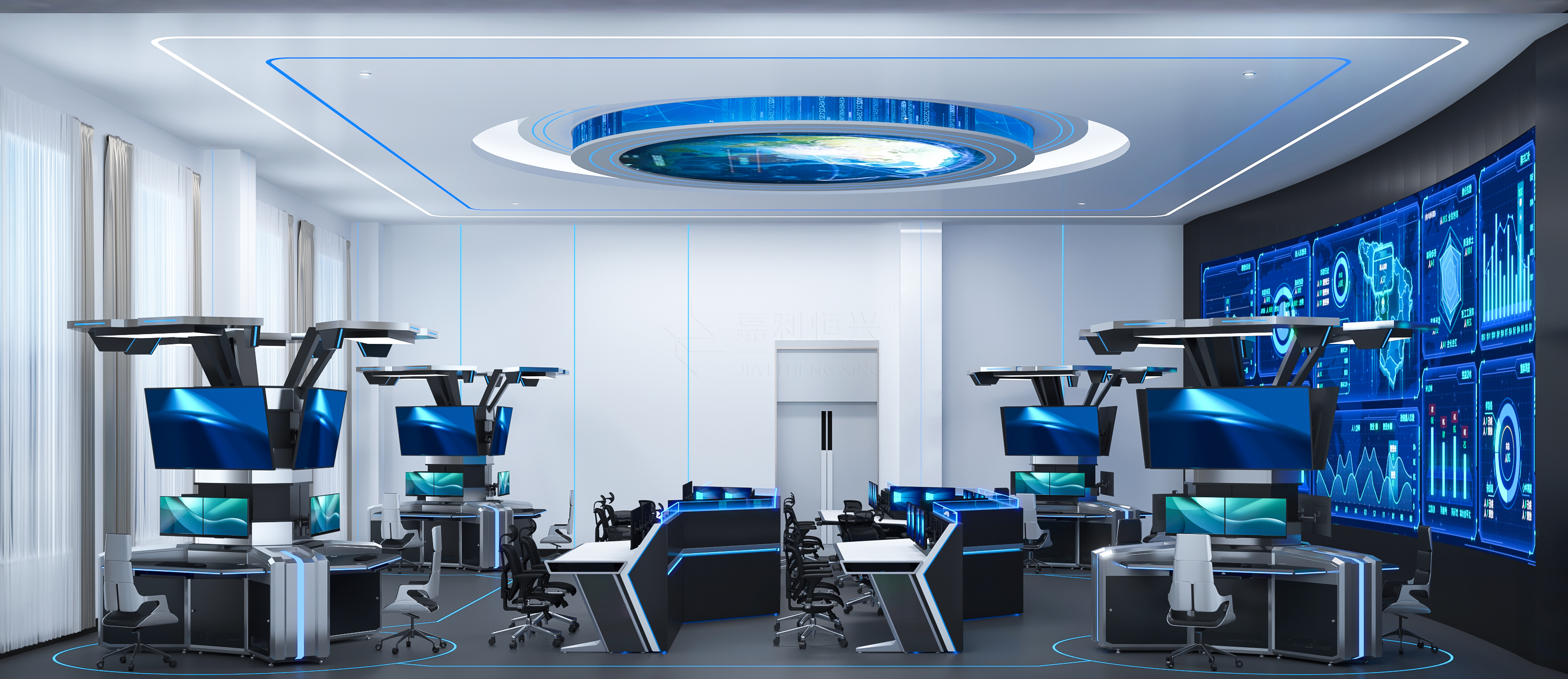 城市应急中心控制台应用案例：以机械性能为核